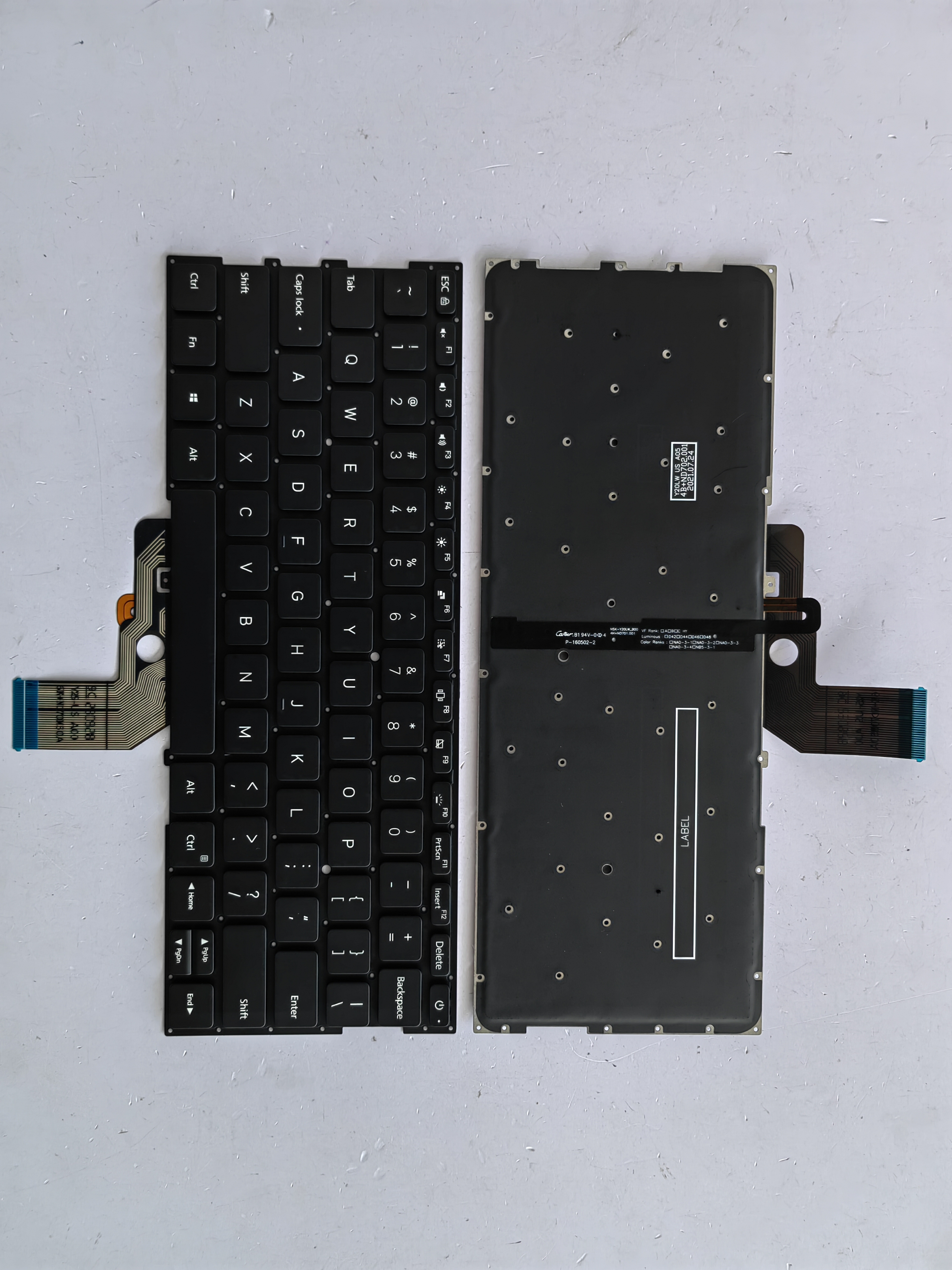 Picture of New Replacement Laptop Keyboard For Xiaomi Xiaomi 13.3 BLACK Backlit US Layout